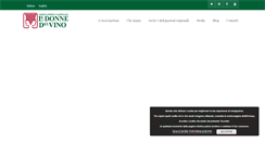 Desktop Screenshot of ledonnedelvino.com